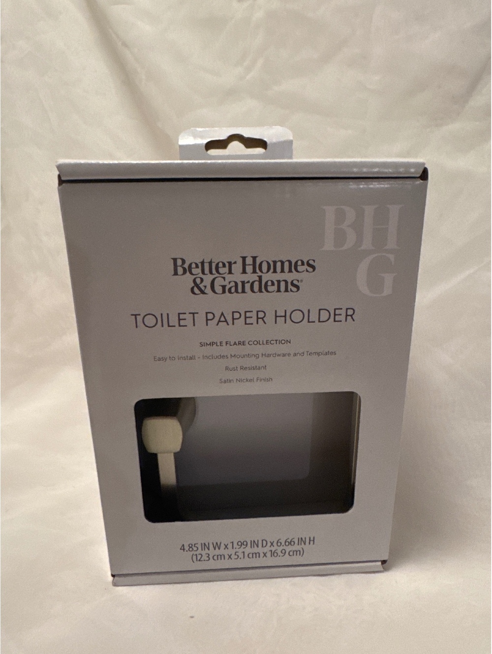 Better Homes & Gardens Simple Flare Toilet Paper Holder